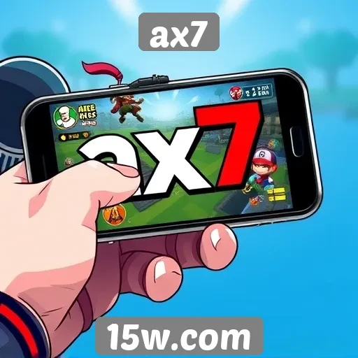 Popularidade dos jogos mobile no site ax7