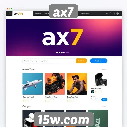 Melhorias na interface do usuário do site ax7